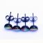 Factory direct sale foreign trade ornament stainless steel dripping oil ear nail titanium steel human body puncture butterfly button earrings wholesale