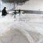 Film roller for greenhouse roof ventilation