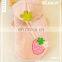 Cute Pet dog Cat pink strawberry apparel fleece Clothes Hoodie