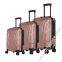 Fashion high quality ABS trolley luggage set for travel shopping