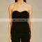 TWOTWINSTYLE Casual Strapless Women Tops Slash Neck Sleeveless Slim Short Knitting Vest