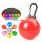Manufacturer wholesale multi-colors plastic round cat pet dog led light ball tag