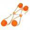 new release two ball dog chewing toy interactive toy with ropes