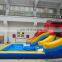 Home Backyard Garden Used Inflatable Water Slide Inflatable Slide with Pool for sale