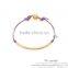 New design leather braid bio magnetic bracelet wholesale