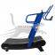 Commercial use self-powered non-motorized curved multifunctional armrest home fitness sport equipment cheap dog teadmill belt