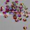New fashion Nail Art red rhinestone crystal AB clour silver flatback non hot fix rhinestone for DIY Nails decoration