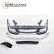 sclass w222 B style body kit fit for 2014-2020y front bumper and rear bumper side skirts exhaust tips pp material body parts