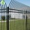 Powder Coated Garden Used Construction Steel Fence Industry Galvanized Steel Fence Gate