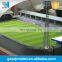 Colorful British football field scale model layout