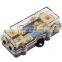 Universal Car Fusebox Auto Vehicles Audio Amplifier 1 In 2 Ways Out 60A Fuse Holder Fuse Box Zinc Alloy