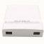FTTH Fiber Optic Face Box 2 core ftth fiber optic distribution box