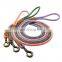 Hot selling fashion durable multi color soft and comfortable lead for dog walking with safe hook pet leash