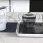 Black And White Ceramic Frame Dinner Plate Tea set With Decoration Vase
