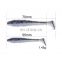 Amazon 55mm/1.45g 14pcs/bag Paddle Tail Soft Worm T tail Soft Bait Lure Bionic Fake Bait