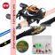 Guangwei  2.1m 2.4m Carbon fiber fishing rod and reel set casting fishing rod spinning pesca