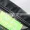Food grade pouch Plastic matte black foil mylar bags Zip lock bag for 230g Amson Natural coco