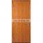 Modern walnut veneer wooden fire rated door