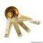 brass antique measuring spoons