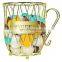 Luxurious Rack Gold Capsule Storage Carousel Accessories Cup Shape Coffee Pods Holder