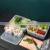 Transparent Food Preservation Plastic Box Shelf Storage Pantry Rack Home Organization Kitchen