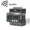 Three Phase wireless meter RS485 /4G/Wifi 35mm DIN Rail Smart Energy Meter CT iot electric meter electrical network analyzer