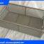 Medical 304 SS Instrument Operation Sterilization Mesh Basket Perforated tray for hospital