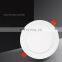 Recessed Round LED Panel Light 6W 9W Aluminum White Indoor Office Commercial Downlight