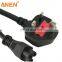 UK BS DJ024 Plug to IEC 60320 C13 UK standard Power Cable Saudi SASO power Plug