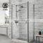 High quality aluminum flat open shower room with tempered glass
