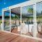 Modern Design Outdoor Automatic Raining Proof Louvered Pergola Covers With Led Light