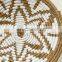 Hot Handwoven Seagrass Wall Decor Bohemian Wall Basket,Boho Natural Basket Placemat Wholesale