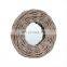 Classic Rattan Round Shaped Frame Woven Mirror for Wall Decor Handmade Decorative Wicker Vietnam Manufacturer