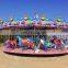 Sale funny  luxury adult and kids game rides theme park 24 carousel ocean carousel