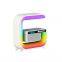 Cross-border new model color-changing clock light bedside multifunctional Bluetooth speaker with wireless charging Bluetooth speaker