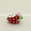 925 sterling sterling silver strawberry beads for European charms bracelet