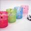 Silver Plated Glass Votive Candle Holders / Votive Holder With Rhinestone Gems/