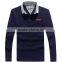 Latest handsome polo latest high quality cotton wear mens long sleeve shirts
