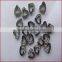 Special Price 10mm Half Rhinestone Heart Slide Charms for Pet Collar