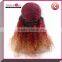 Qingdao Arison Hair New Products Hot Selling Best Quality Brazilian Human Virgin 3 Tone Ombre Color Full Lace Wig