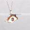 2016 Fashion 925 sterling silver bule evil eye pendant necklace jewelry