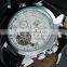 Jargar Men Gent White Tourbillon Date Aviator Automatic Mechanical Watch WM182