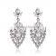 Lovely Style Gold Tone Crystal Pear Shape Drop Fashion Earrings FOR Wedding Gift