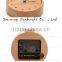 Fashion home decoration/creative log digital alarm clock/Antique wood clock/pretty wooden alarm clock/wood carving clock