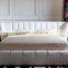 2015 new model modern bed room furniture white leather bed for sale