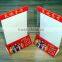 three side menu holder restaurant table menu holder acrylic flip menu holder