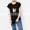 Doodle Poodle Tshirt O-neck Girl Dress Design Lady Apparel Wholesale