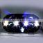 BJ-HL-018 Waterproof Ultra Bright Aluminum Housing Clear PC Lens Black LED Motorcycle Headlight