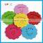 Colorful Diecut Non-woven Felt Glass Cup Coaster Mats