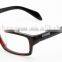 Acetate optical eyeglasses for men with multi colorful marble grain tortoise